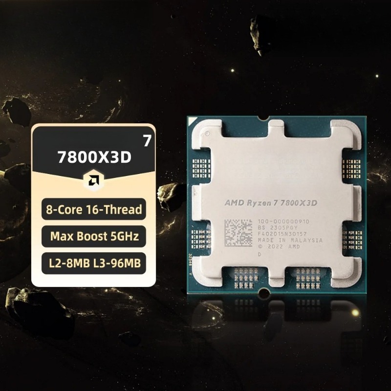 Amd Cpu Ryzen 7 - Processore Desktop AMD Ryzen 7 7800X3D,