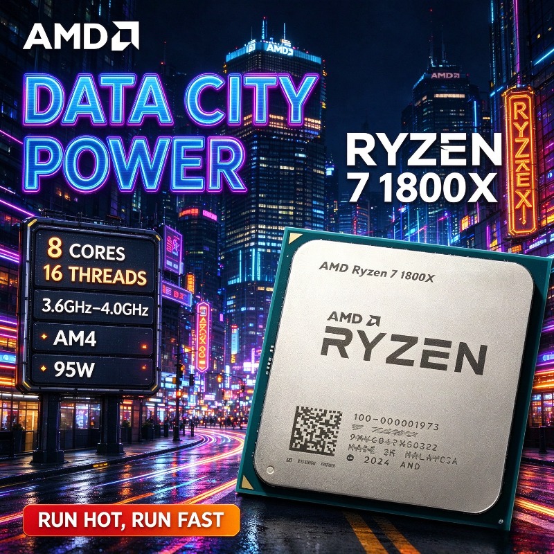 Amd Cpu Ryzen 7 - Processore CPU AMD Ryzen 7 1800X