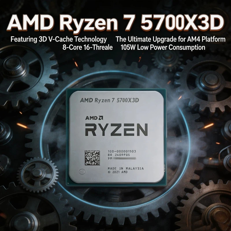 Amd Cpu Ryzen 7 - Aggiornamento CPU AMD Ryzen 7 5700X3D