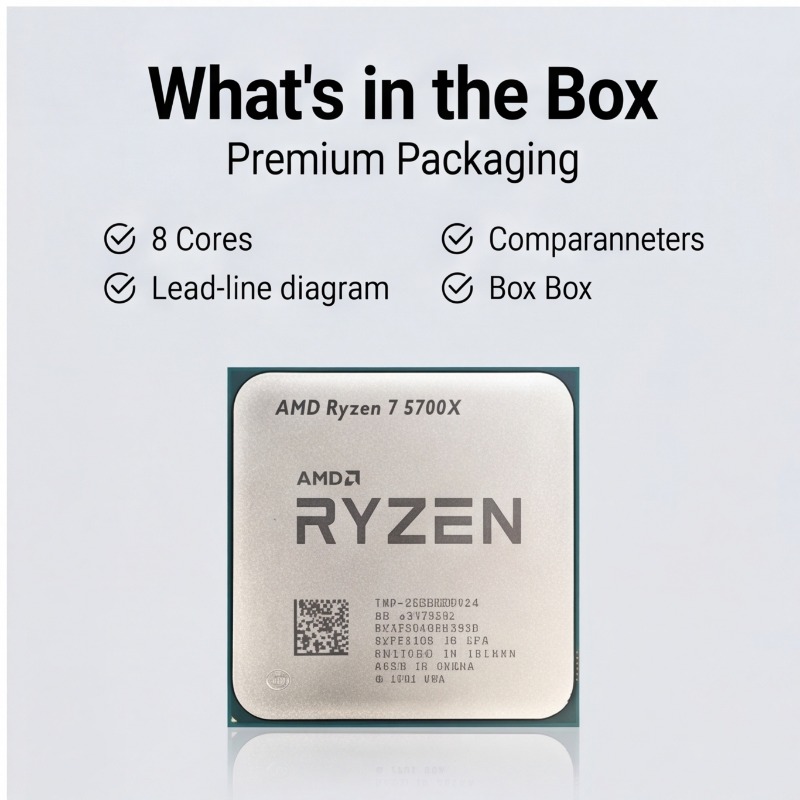 AMD Ryzen 7 5700X CPU Desktop  - Amd Cpu Ryzen 7 recensione e prezzo