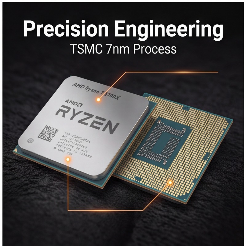 AMD Ryzen 7 5700X CPU Desktop  - Amd Cpu Ryzen 7 recensione e prezzo