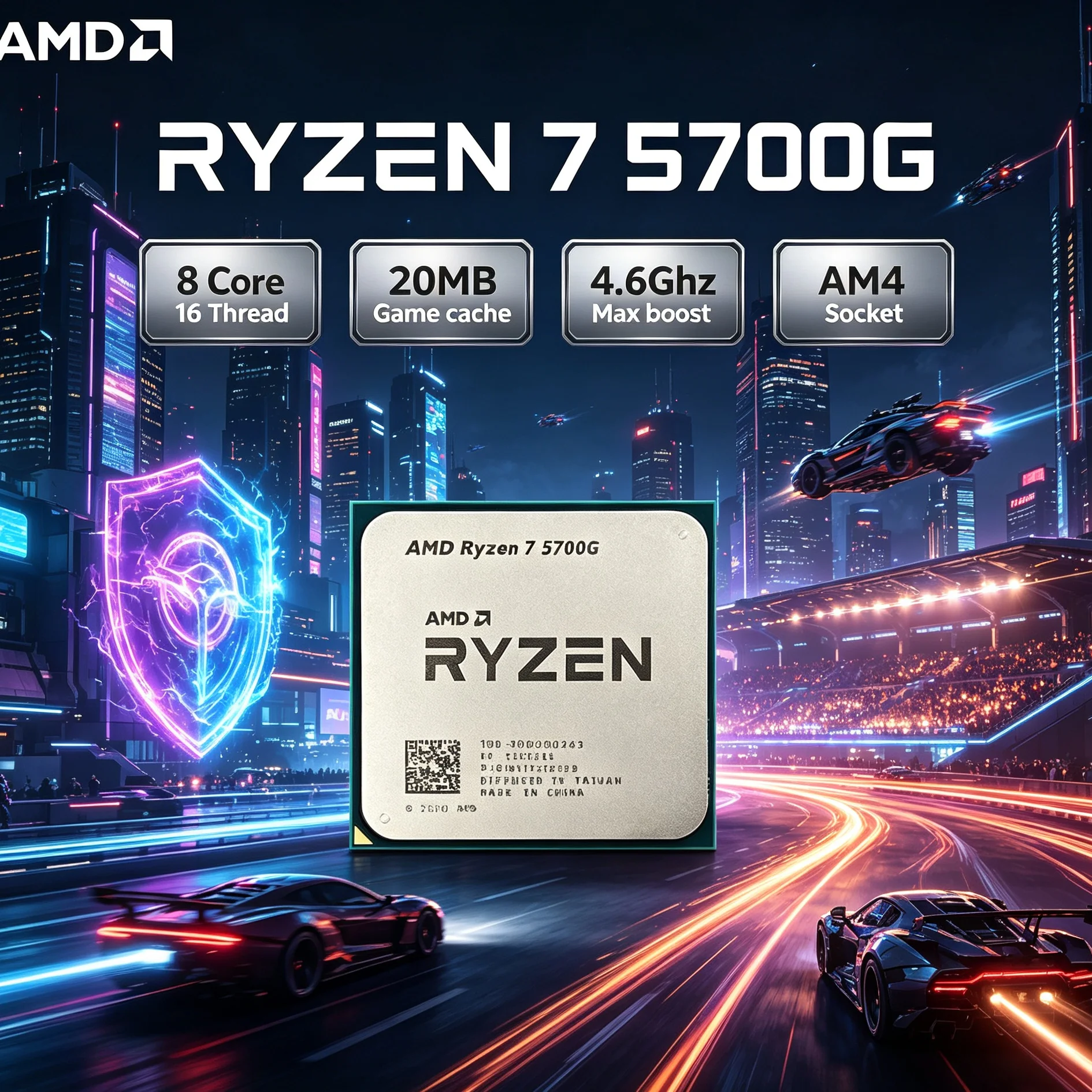 AMD Ryzen 7 5700G CPU Desktop  - Amd Cpu Ryzen 7 recensione e prezzo