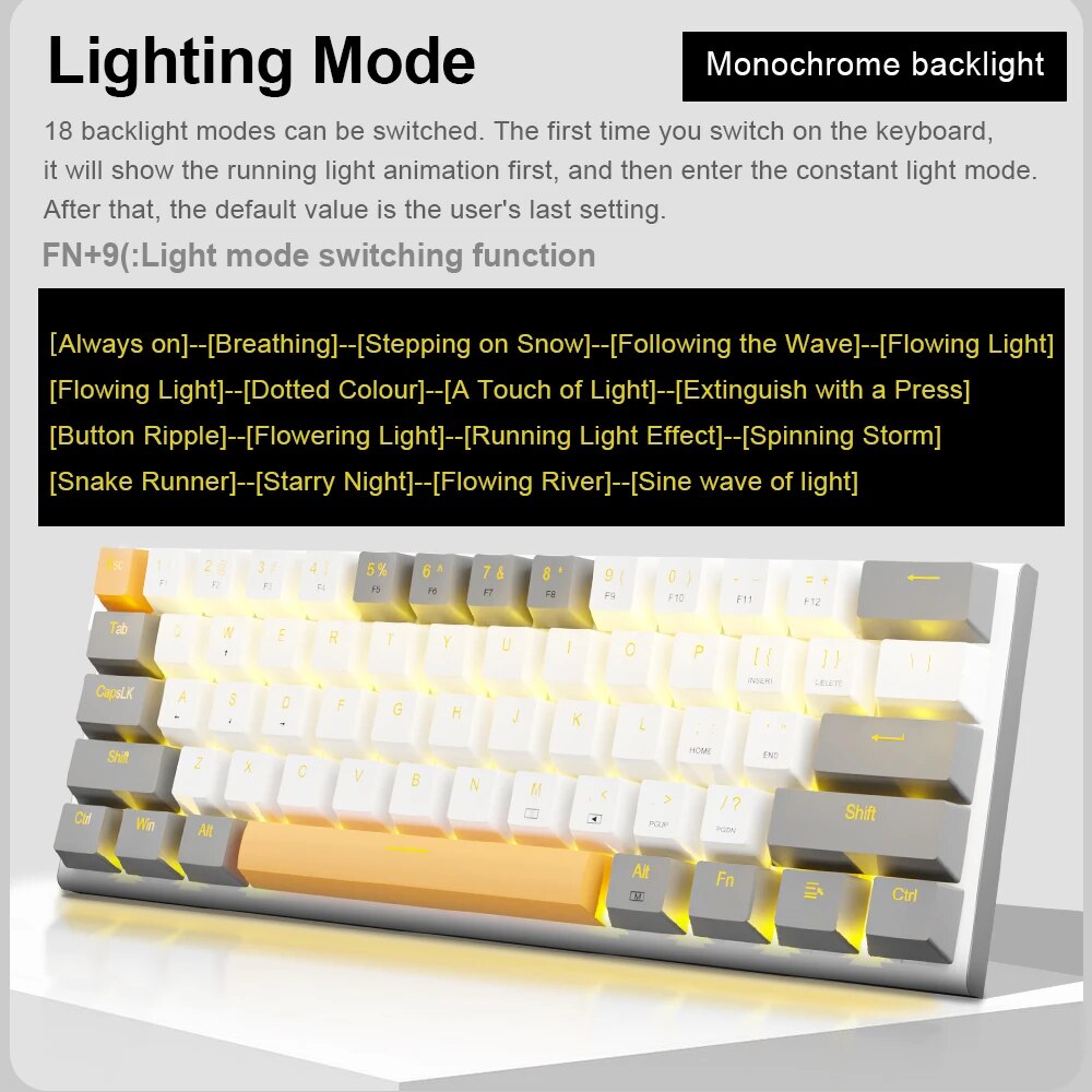 Tastiera meccanica da gaming E - Gaming Keyboard Mini recensione e prezzo