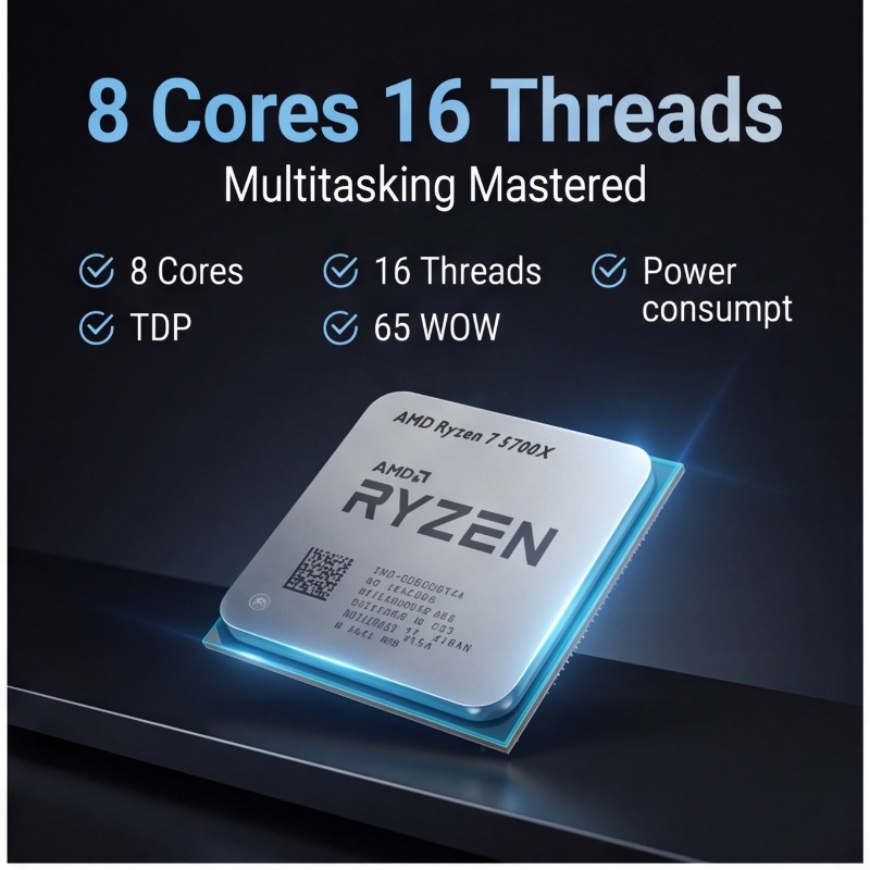 Processore AMD Ryzen 7 5700X 8 - Amd Cpu Ryzen 7 recensione e prezzo