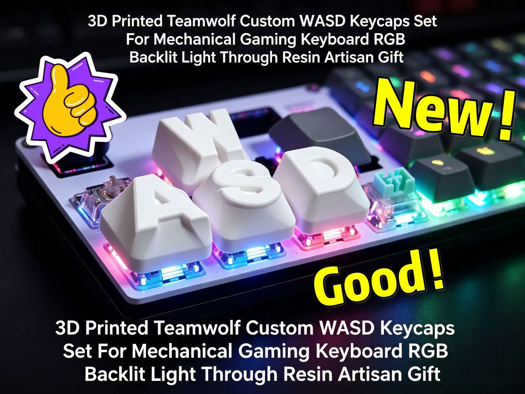 Set di Tasti WASD Personalizza - Gaming Keyboard 2026 recensione e prezzo